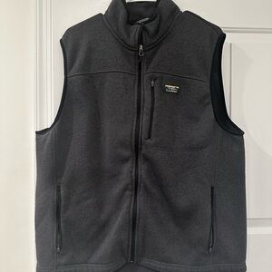 L.L. Bean Gray Fleece Vest